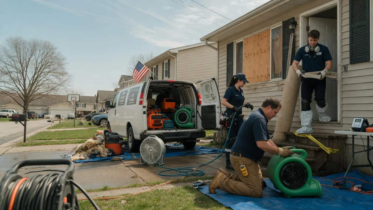 Water Damage Restoration in Evans, LA near me